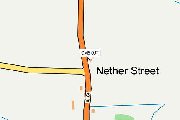 CM5 0JT map - OS OpenMap – Local (Ordnance Survey) CM5 0JT map - OS OpenMap – Local (Ordnance Survey)