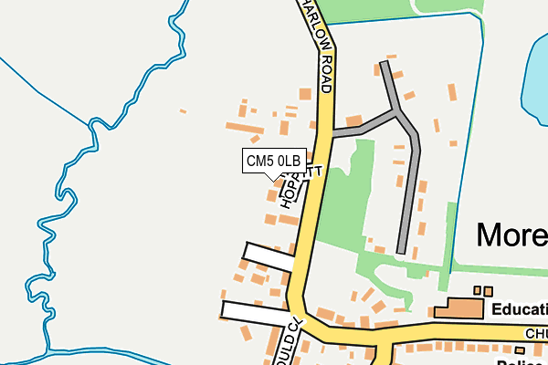 CM5 0LB map - OS OpenMap – Local (Ordnance Survey) CM5 0LB map - OS OpenMap – Local (Ordnance Survey)