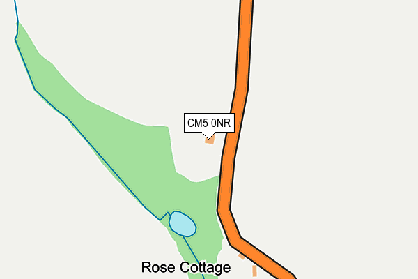 CM5 0NR map - OS OpenMap – Local (Ordnance Survey) CM5 0NR map - OS OpenMap – Local (Ordnance Survey)