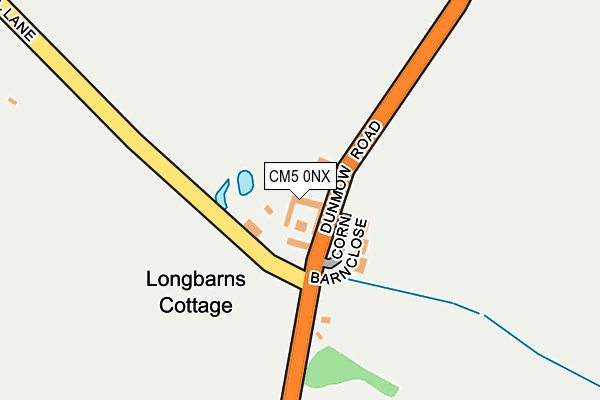 CM5 0NX map - OS OpenMap – Local (Ordnance Survey) CM5 0NX map - OS OpenMap – Local (Ordnance Survey)