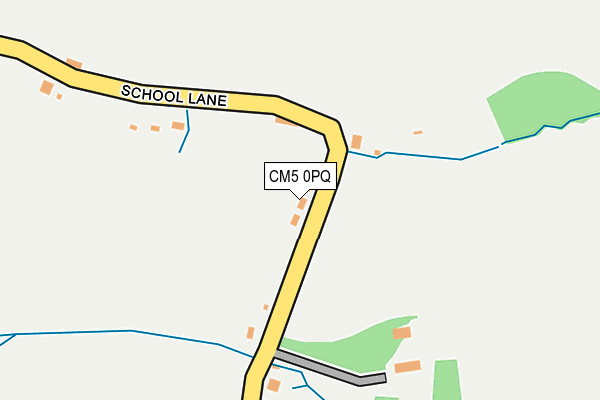 CM5 0PQ map - OS OpenMap – Local (Ordnance Survey) CM5 0PQ map - OS OpenMap – Local (Ordnance Survey)