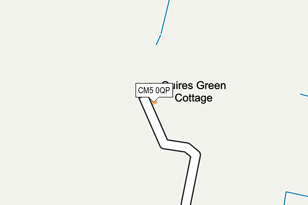CM5 0QP map - OS OpenMap – Local (Ordnance Survey)