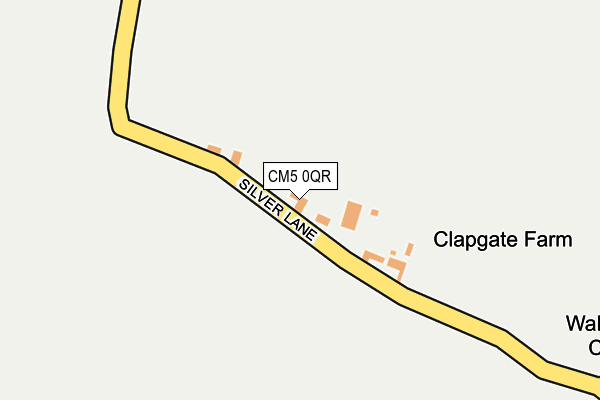 CM5 0QR map - OS OpenMap – Local (Ordnance Survey) CM5 0QR map - OS OpenMap – Local (Ordnance Survey)