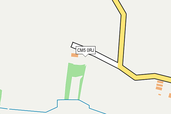 CM5 0RJ map - OS OpenMap – Local (Ordnance Survey) CM5 0RJ map - OS OpenMap – Local (Ordnance Survey)
