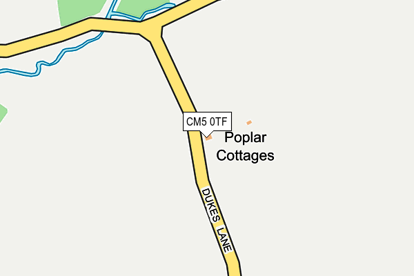 CM5 0TF map - OS OpenMap – Local (Ordnance Survey) CM5 0TF map - OS OpenMap – Local (Ordnance Survey)