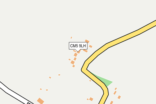 CM5 9LH map - OS OpenMap – Local (Ordnance Survey) CM5 9LH map - OS OpenMap – Local (Ordnance Survey)