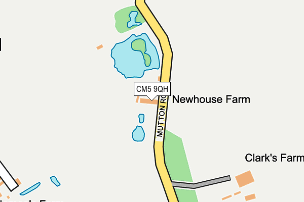 CM5 9QH map - OS OpenMap – Local (Ordnance Survey) CM5 9QH map - OS OpenMap – Local (Ordnance Survey)