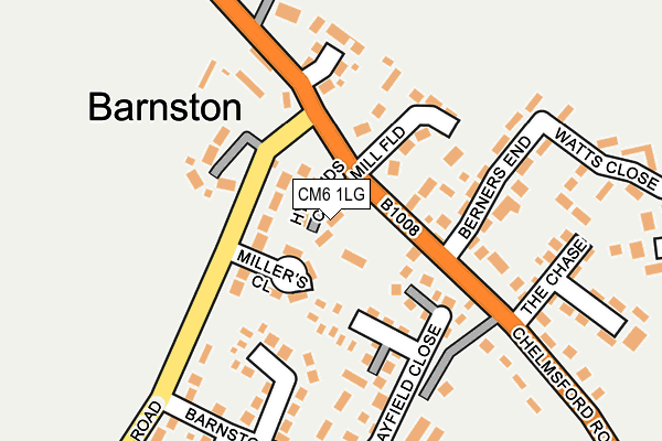 CM6 1LG map - OS OpenMap – Local (Ordnance Survey) CM6 1LG map - OS OpenMap – Local (Ordnance Survey)