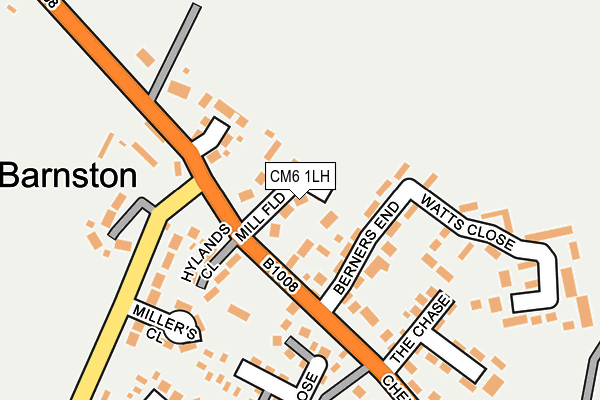 CM6 1LH map - OS OpenMap – Local (Ordnance Survey) CM6 1LH map - OS OpenMap – Local (Ordnance Survey)