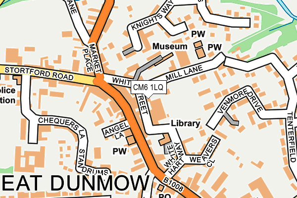 CM6 1LQ map - OS OpenMap – Local (Ordnance Survey) CM6 1LQ map - OS OpenMap – Local (Ordnance Survey)