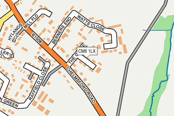 CM6 1LX map - OS OpenMap – Local (Ordnance Survey) CM6 1LX map - OS OpenMap – Local (Ordnance Survey)
