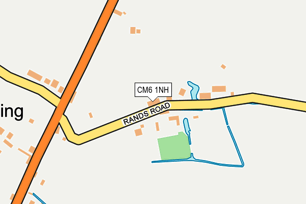 CM6 1NH map - OS OpenMap – Local (Ordnance Survey) CM6 1NH map - OS OpenMap – Local (Ordnance Survey)