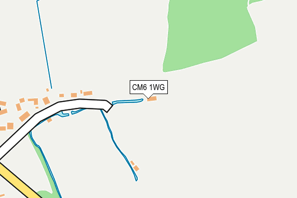 CM6 1WG map - OS OpenMap – Local (Ordnance Survey) CM6 1WG map - OS OpenMap – Local (Ordnance Survey)
