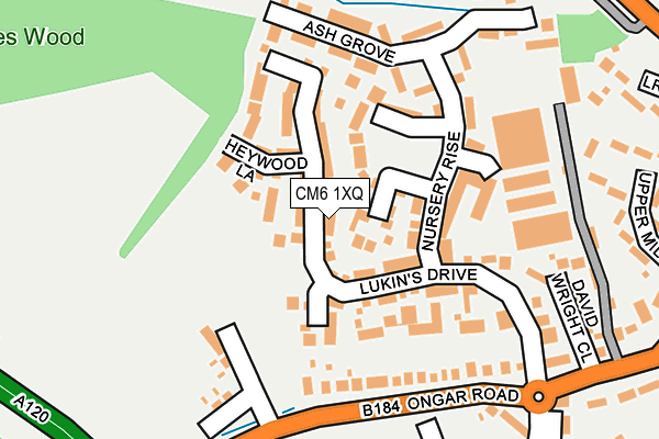 CM6 1XQ map - OS OpenMap – Local (Ordnance Survey) CM6 1XQ map - OS OpenMap – Local (Ordnance Survey)