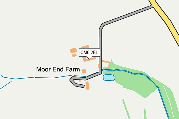 CM6 2EL map - OS OpenMap – Local (Ordnance Survey) CM6 2EL map - OS OpenMap – Local (Ordnance Survey)