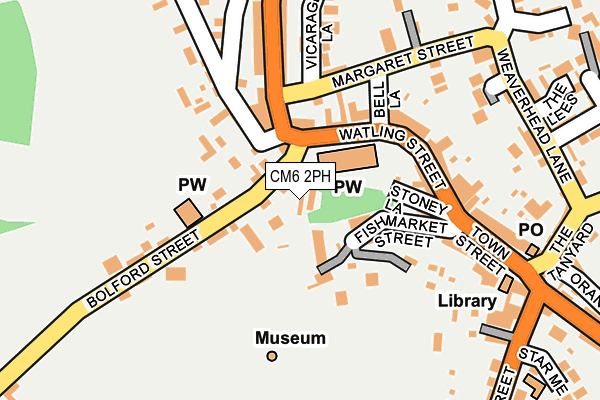 CM6 2PH map - OS OpenMap – Local (Ordnance Survey) CM6 2PH map - OS OpenMap – Local (Ordnance Survey)