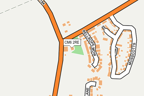 CM6 2RE map - OS OpenMap – Local (Ordnance Survey) CM6 2RE map - OS OpenMap – Local (Ordnance Survey)