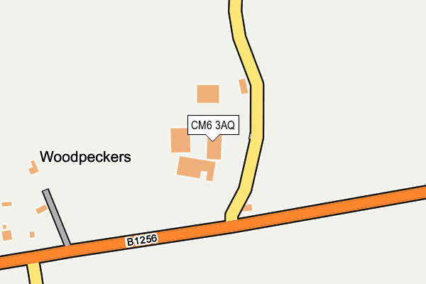 CM6 3AQ map - OS OpenMap – Local (Ordnance Survey) CM6 3AQ map - OS OpenMap – Local (Ordnance Survey)