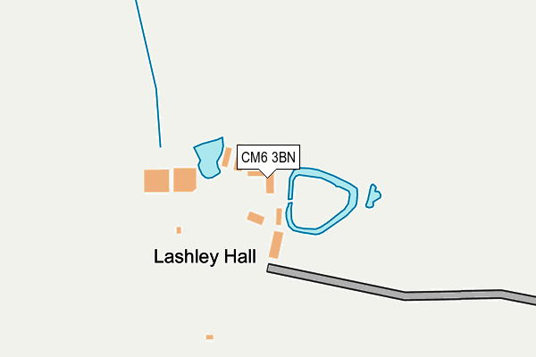CM6 3BN map - OS OpenMap – Local (Ordnance Survey) CM6 3BN map - OS OpenMap – Local (Ordnance Survey)