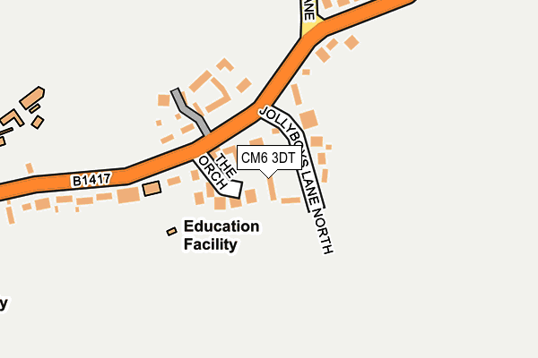CM6 3DT map - OS OpenMap – Local (Ordnance Survey) CM6 3DT map - OS OpenMap – Local (Ordnance Survey)