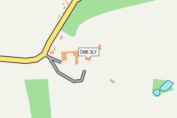 CM6 3LY map - OS OpenMap – Local (Ordnance Survey) CM6 3LY map - OS OpenMap – Local (Ordnance Survey)