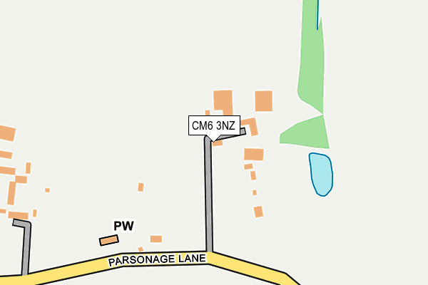 CM6 3NZ map - OS OpenMap – Local (Ordnance Survey) CM6 3NZ map - OS OpenMap – Local (Ordnance Survey)