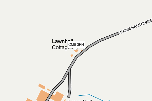 CM6 3PN map - OS OpenMap – Local (Ordnance Survey) CM6 3PN map - OS OpenMap – Local (Ordnance Survey)