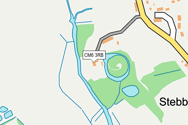 CM6 3RB map - OS OpenMap – Local (Ordnance Survey) CM6 3RB map - OS OpenMap – Local (Ordnance Survey)