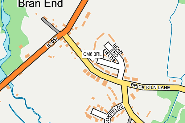 CM6 3RL map - OS OpenMap – Local (Ordnance Survey) CM6 3RL map - OS OpenMap – Local (Ordnance Survey)