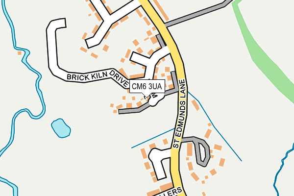 CM6 3UA map - OS OpenMap – Local (Ordnance Survey) CM6 3UA map - OS OpenMap – Local (Ordnance Survey)