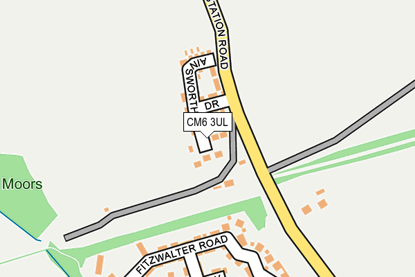 CM6 3UL map - OS OpenMap – Local (Ordnance Survey) CM6 3UL map - OS OpenMap – Local (Ordnance Survey)