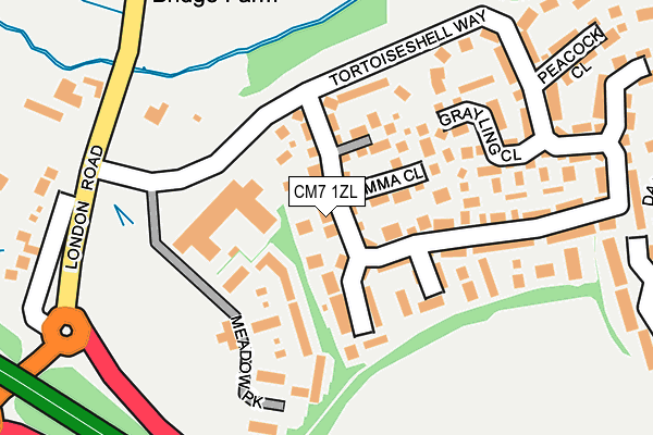 CM7 1ZL map - OS OpenMap – Local (Ordnance Survey) CM7 1ZL map - OS OpenMap – Local (Ordnance Survey)