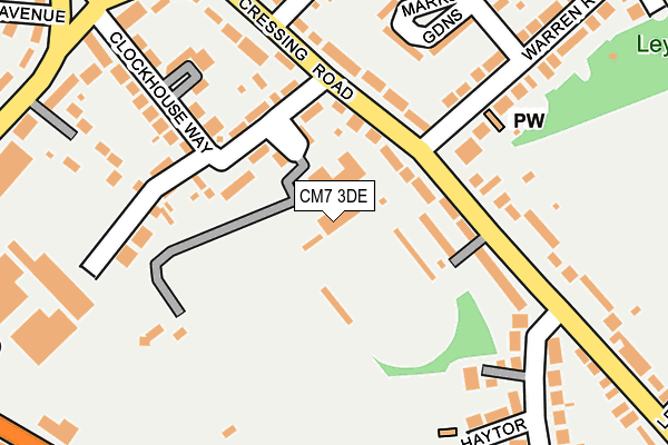 CM7 3DE map - OS OpenMap – Local (Ordnance Survey) CM7 3DE map - OS OpenMap – Local (Ordnance Survey)