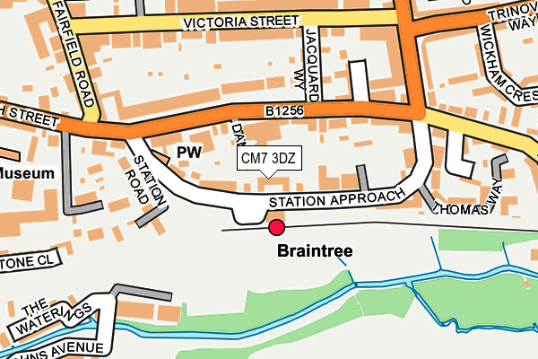 CM7 3DZ map - OS OpenMap – Local (Ordnance Survey) CM7 3DZ map - OS OpenMap – Local (Ordnance Survey)