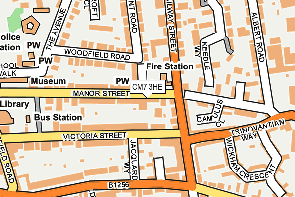 CM7 3HE map - OS OpenMap – Local (Ordnance Survey) CM7 3HE map - OS OpenMap – Local (Ordnance Survey)