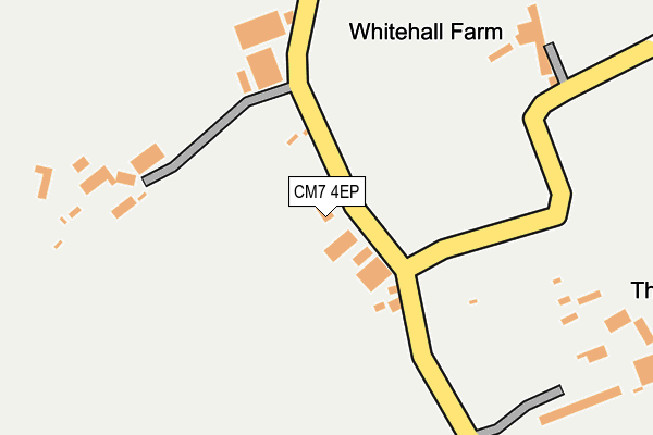 CM7 4EP map - OS OpenMap – Local (Ordnance Survey) CM7 4EP map - OS OpenMap – Local (Ordnance Survey)