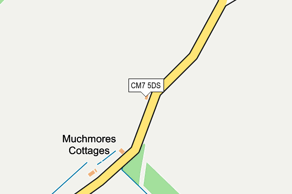 CM7 5DS map - OS OpenMap – Local (Ordnance Survey) CM7 5DS map - OS OpenMap – Local (Ordnance Survey)