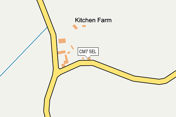 CM7 5EL map - OS OpenMap – Local (Ordnance Survey) CM7 5EL map - OS OpenMap – Local (Ordnance Survey)
