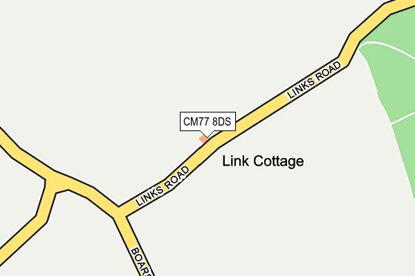 CM77 8DS map - OS OpenMap – Local (Ordnance Survey) CM77 8DS map - OS OpenMap – Local (Ordnance Survey)
