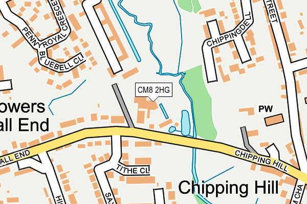 CM8 2HG map - OS OpenMap – Local (Ordnance Survey) CM8 2HG map - OS OpenMap – Local (Ordnance Survey)
