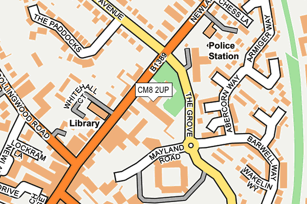 CM8 2UP map - OS OpenMap – Local (Ordnance Survey) CM8 2UP map - OS OpenMap – Local (Ordnance Survey)