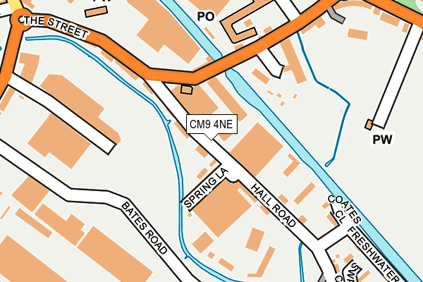 CM9 4NE map - OS OpenMap – Local (Ordnance Survey) CM9 4NE map - OS OpenMap – Local (Ordnance Survey)