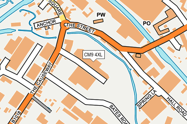 CM9 4XL map - OS OpenMap – Local (Ordnance Survey) CM9 4XL map - OS OpenMap – Local (Ordnance Survey)