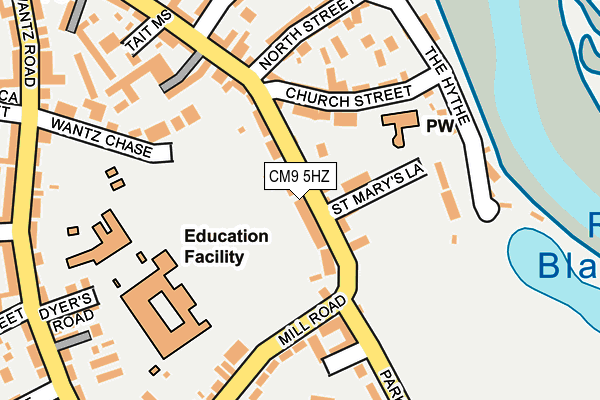 CM9 5HZ map - OS OpenMap – Local (Ordnance Survey) CM9 5HZ map - OS OpenMap – Local (Ordnance Survey)