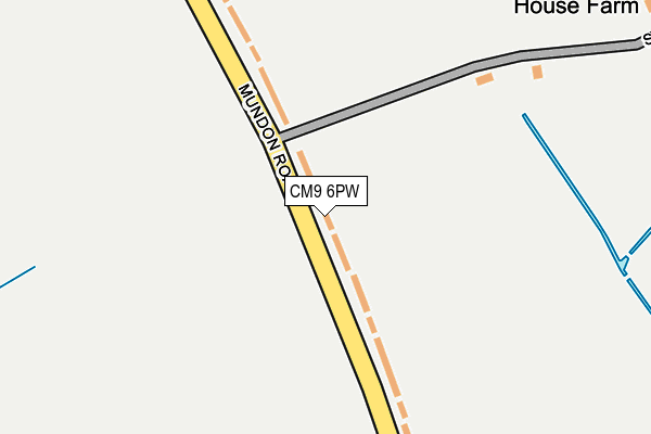 CM9 6PW map - OS OpenMap – Local (Ordnance Survey) CM9 6PW map - OS OpenMap – Local (Ordnance Survey)