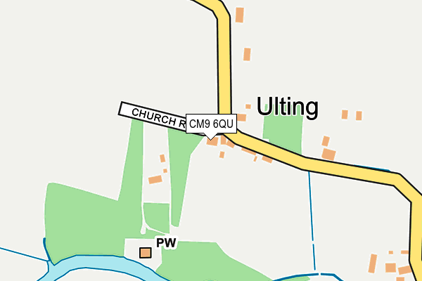 CM9 6QU map - OS OpenMap – Local (Ordnance Survey) CM9 6QU map - OS OpenMap – Local (Ordnance Survey)
