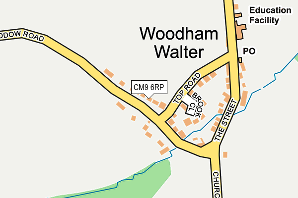 CM9 6RP map - OS OpenMap – Local (Ordnance Survey) CM9 6RP map - OS OpenMap – Local (Ordnance Survey)