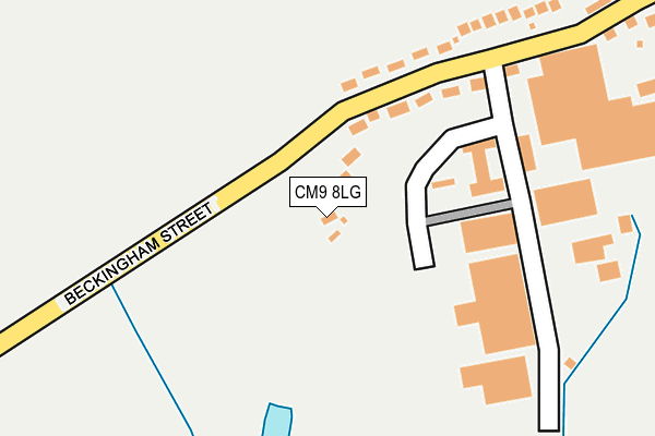 CM9 8LG map - OS OpenMap – Local (Ordnance Survey) CM9 8LG map - OS OpenMap – Local (Ordnance Survey)