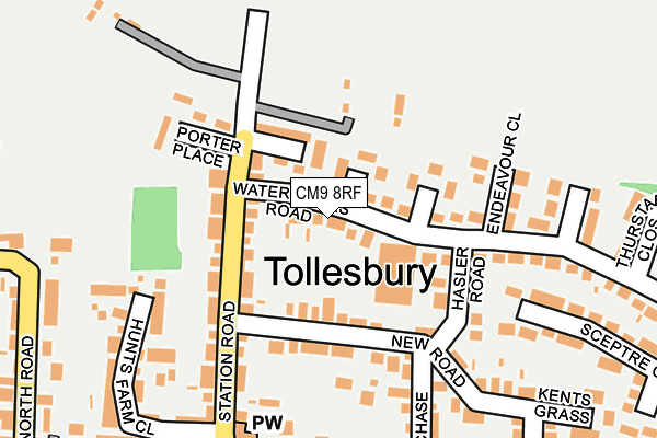 CM9 8RF map - OS OpenMap – Local (Ordnance Survey) CM9 8RF map - OS OpenMap – Local (Ordnance Survey)