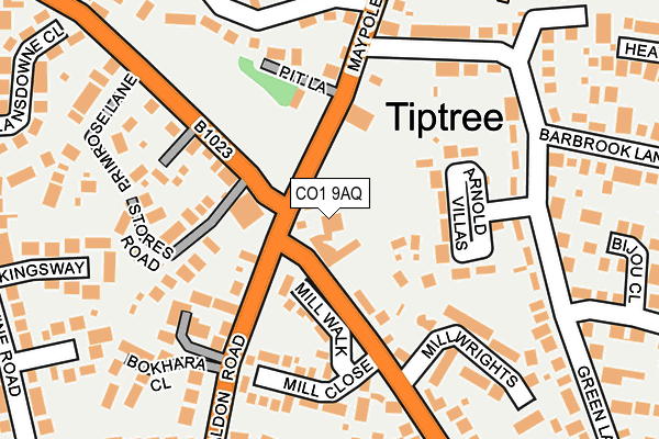 CO1 9AQ map - OS OpenMap – Local (Ordnance Survey) CO1 9AQ map - OS OpenMap – Local (Ordnance Survey)